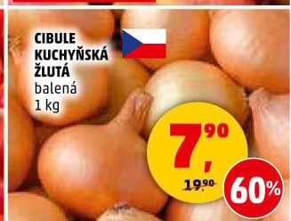 Cibule kuchyňská žlutá