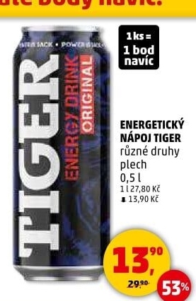 Energetický nápoj Tiger