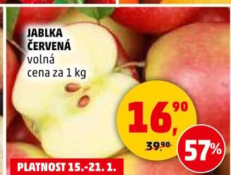 Jablka červená