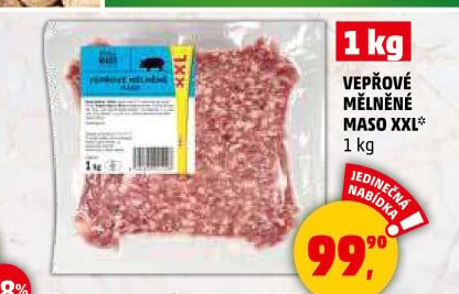 Mělněné vepřové maso Dobré maso