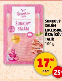Salám šunkový exclusive Řezníkův talíř
