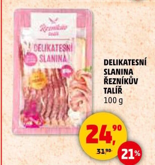 Slanina delikatesní Řezníkův talíř