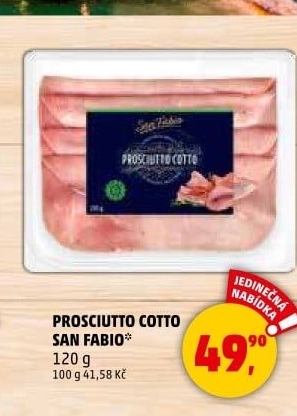 Šunka Prosciutto Cotto San Fabio