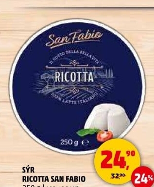 Sýr Ricotta San Fabio