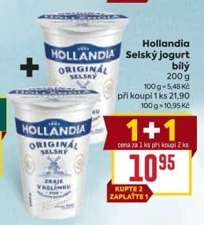 Bílý jogurt selský Hollandia
