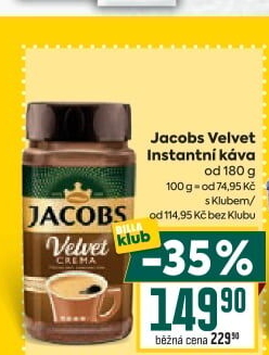 Instantní káva Jacobs Velvet