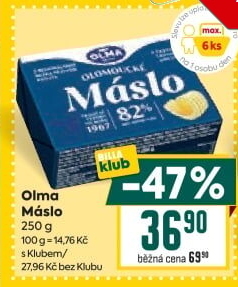 Máslo Olma