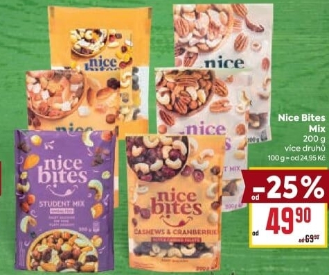 Mix ořechů a ovoce Nice Bites