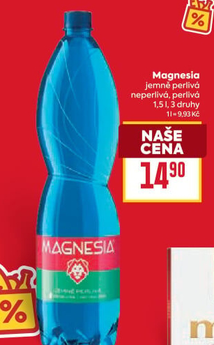 Přírodní voda Magnesia