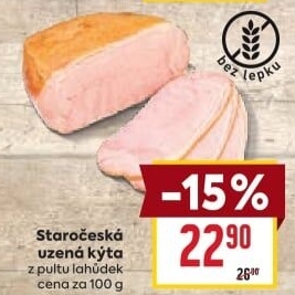 Staročeská kýta uzená
