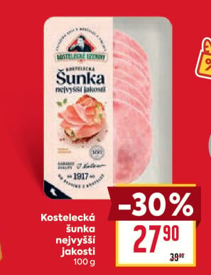 Šunka nejvyšší jakosti Kostelecké uzeniny