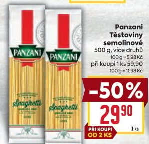 Těstoviny Panzani
