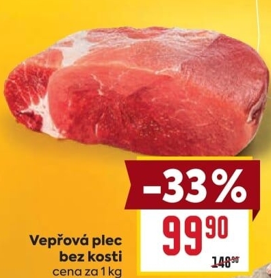 Vepřová plec bez kosti