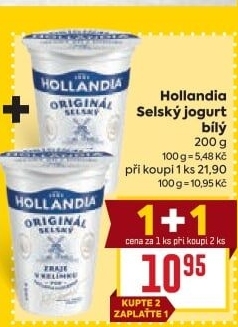 Bílý jogurt selský Hollandia