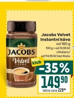 Instantní káva Jacobs Velvet