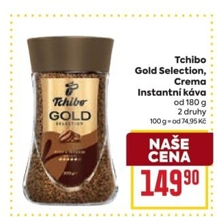 Instantní káva Tchibo Gold Selection