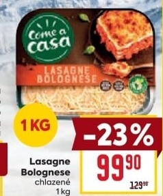 Lasagne boloňské Come a Casa