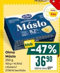 Máslo Olma