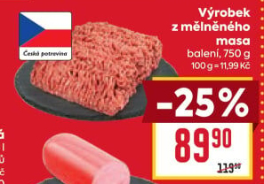 Mělněné maso