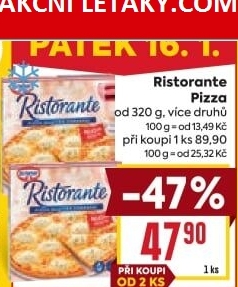 Pizza mražená Ristorante Dr. Oetker