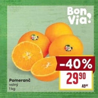 Pomeranče Billa Bonvia