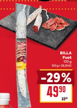 Salám Fuet Billa