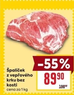 Špalíček z vepřového krku bez kosti