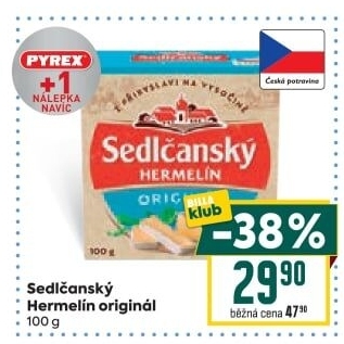 Sýr Hermelín Sedlčanský