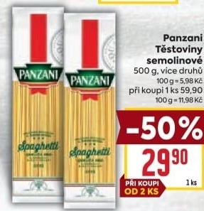 Těstoviny Panzani