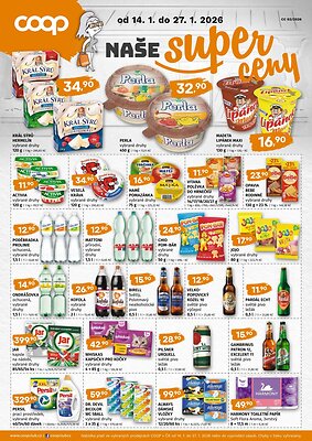 akční leták COOP 14.1.2026-27.1.2026