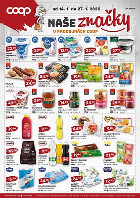 akční leták COOP 14.1.2026-27.1.2026