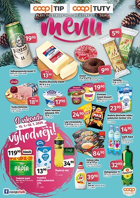 akční leták COOP 14.1.2026-27.1.2026