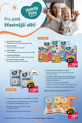 akční leták Teta drogerie 15.1.2026-27.1.2026