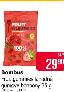 Gumové bonbony Fruit Gummies Bombus