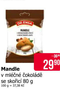 Mandle v čokoládě Dr. Ensa