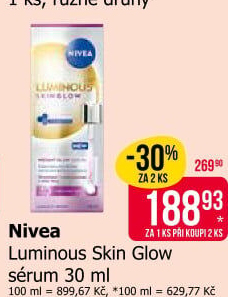 Pleťové sérum Luminous Skin Glow Nivea