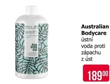 Ústní voda Australian Bodycare
