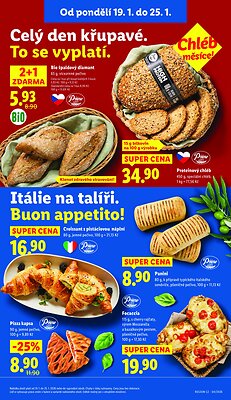 akční leták Lidl 19.1.2026-21.1.2026