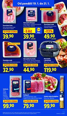 akční leták Lidl 19.1.2026-21.1.2026