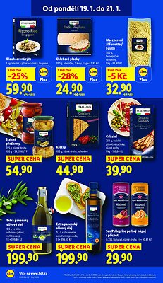 akční leták Lidl 19.1.2026-21.1.2026