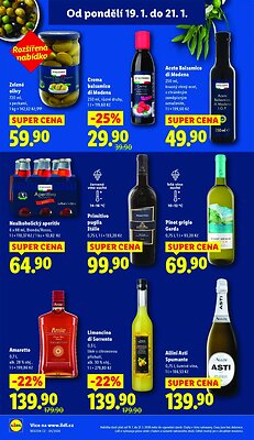 akční leták Lidl 19.1.2026-21.1.2026