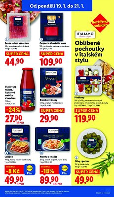 akční leták Lidl 19.1.2026-21.1.2026