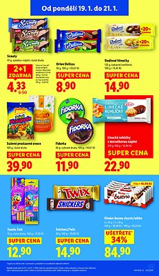akční leták Lidl 19.1.2026-21.1.2026