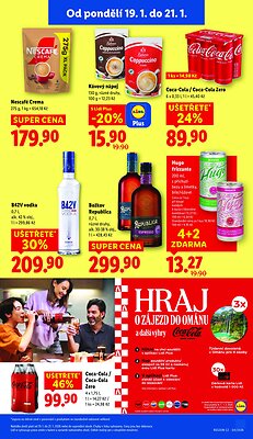 akční leták Lidl 19.1.2026-21.1.2026