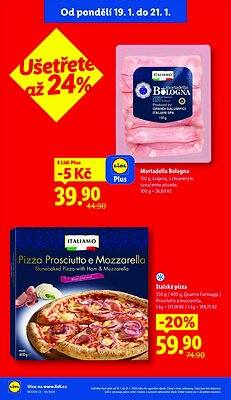 akční leták Lidl 19.1.2026-21.1.2026