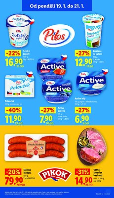 akční leták Lidl 19.1.2026-21.1.2026
