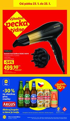 akční leták Lidl 19.1.2026-25.1.2026