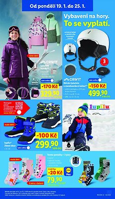 akční leták Lidl 19.1.2026-25.1.2026