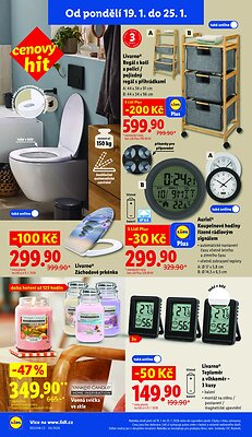 akční leták Lidl 19.1.2026-25.1.2026
