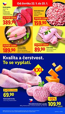 akční leták Lidl 22.1.2026-26.1.2026